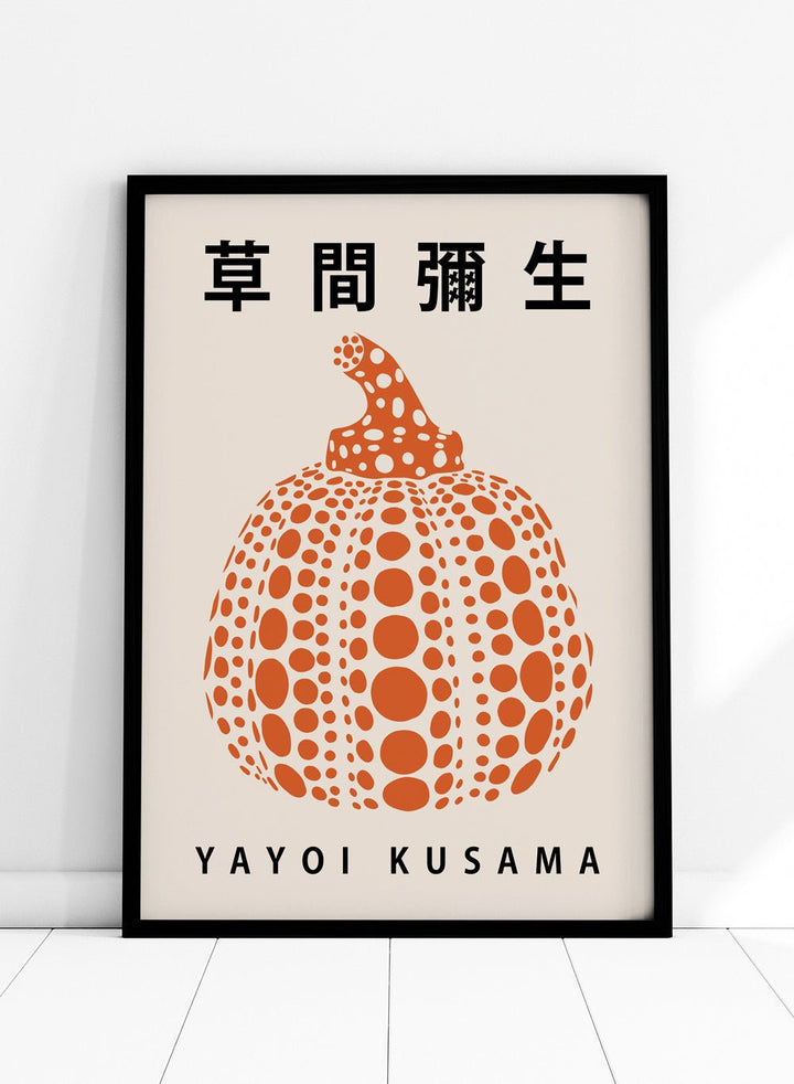Pumpkin Forever Inspired by Yayoi Kusama Art Print_Sugar & Canvas