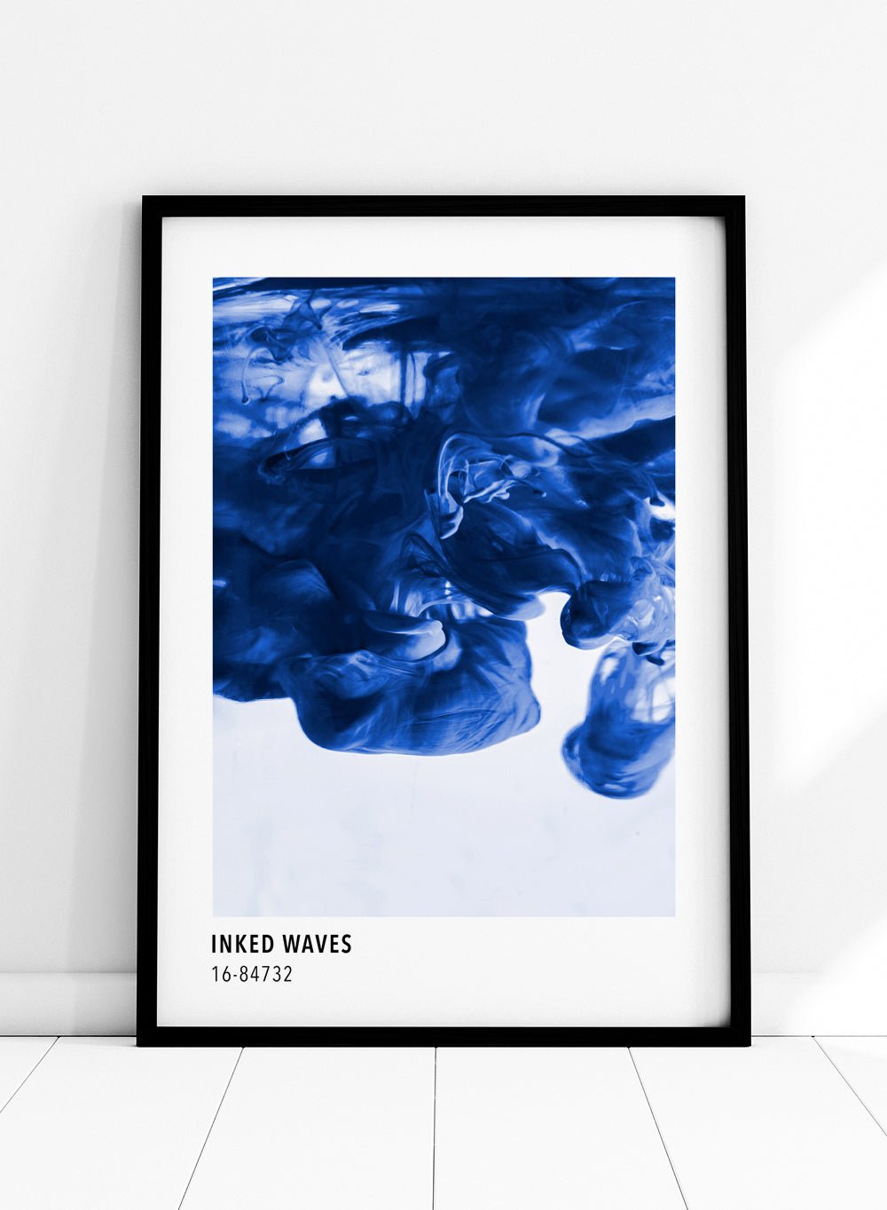 Inked Waves Color Card Art Print_Sugar & Canvas