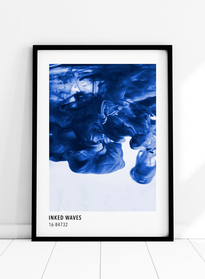 Inked Waves Color Card Art Print_Sugar & Canvas
