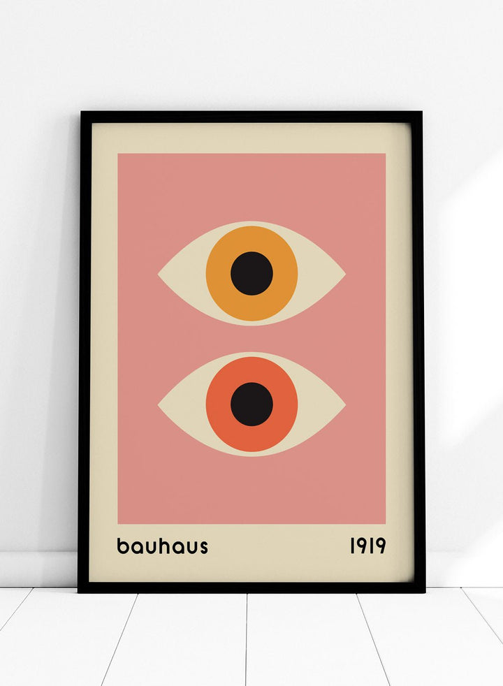 Bauhaus Geometric Eyes Art Print_Sugar & Canvas