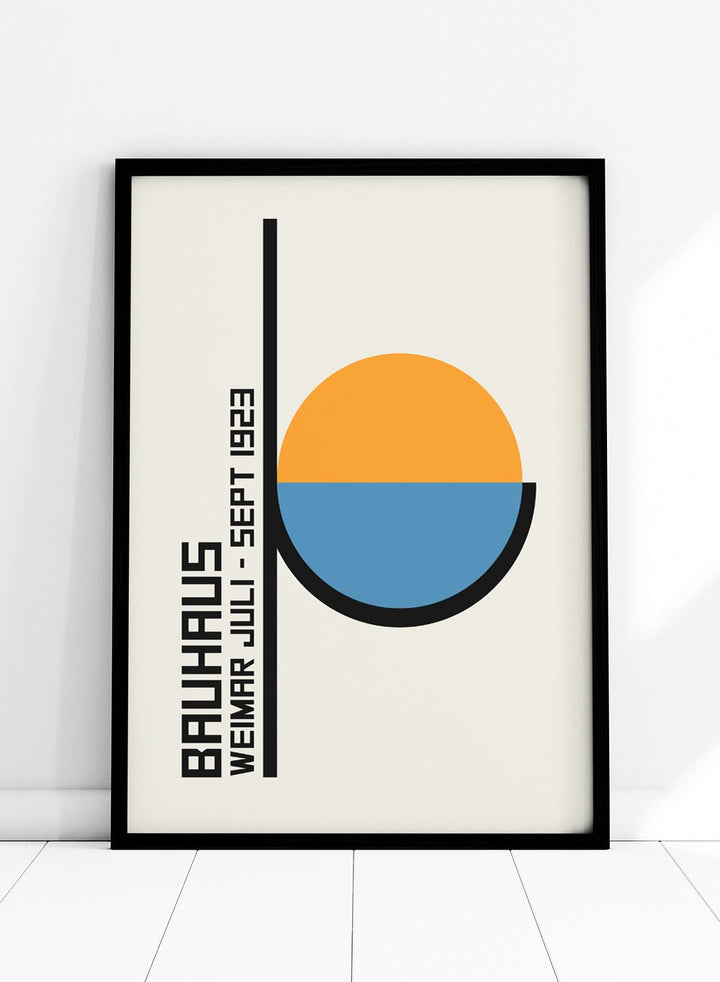 Bauhaus Geometric Art Print_Sugar & Canvas