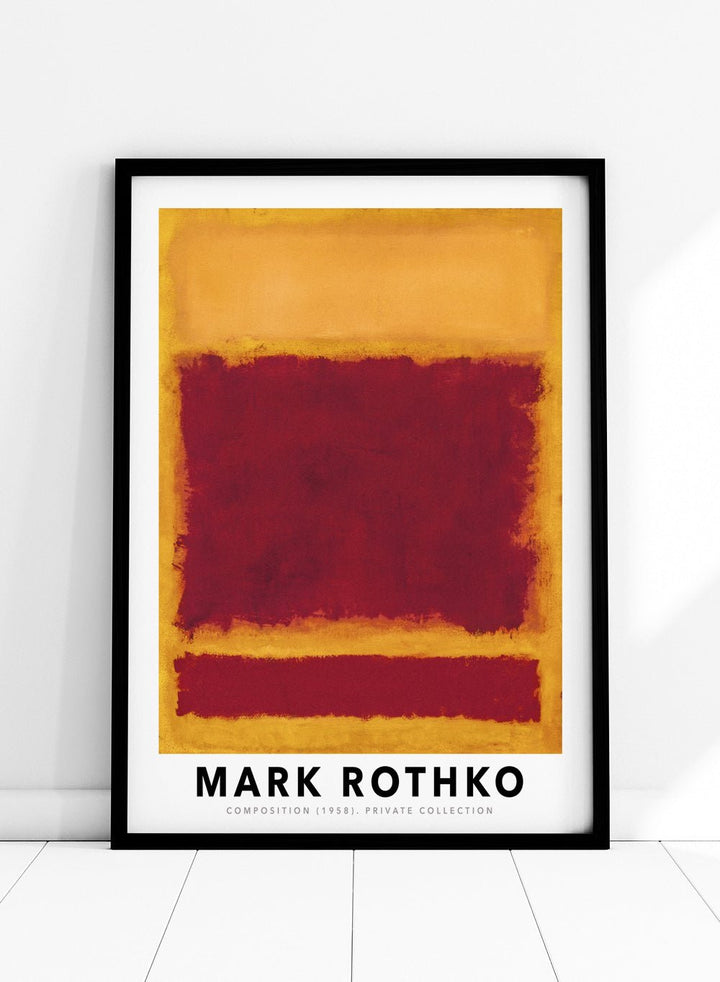 Mark Rothko Composition 1958 Art Print_Sugar & Canvas