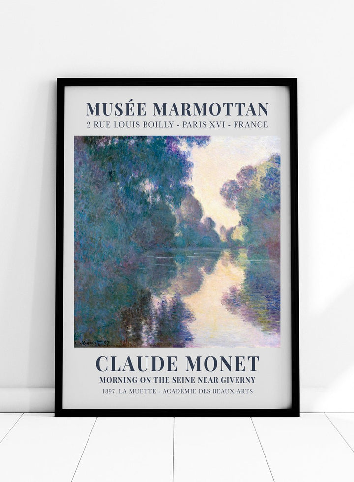 Morning on the Seine near Giverny by Monet Print_Sugar & Canvas