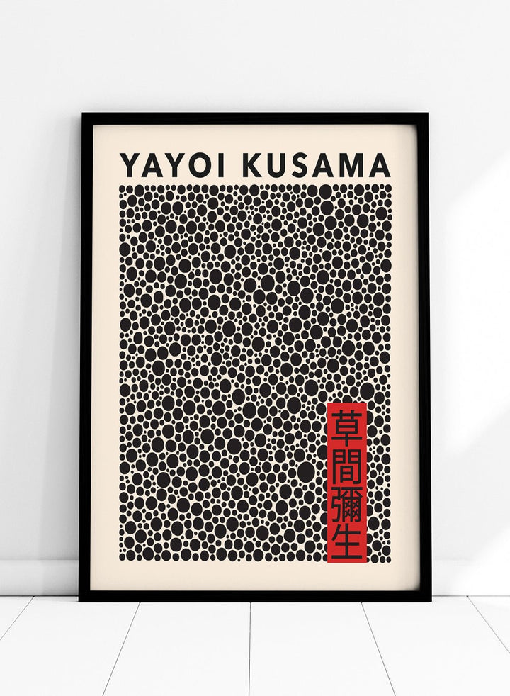 Polka Dots Inspired by Yayoi Kusama Art Print_Sugar & Canvas