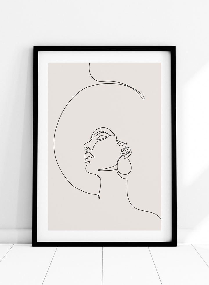 Silhouette Line Art Print_Sugar & Canvas