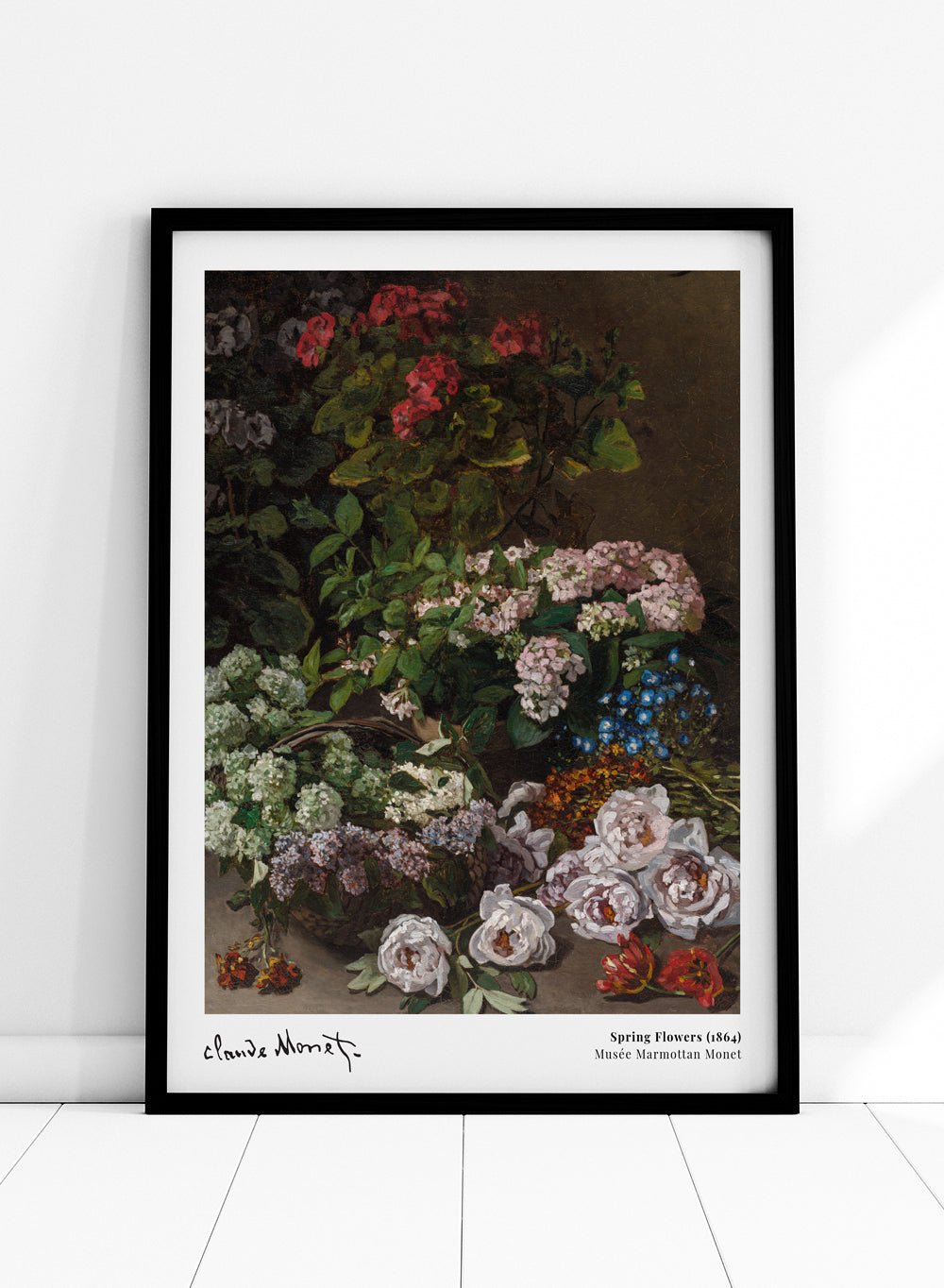 Spring Flowers 1864 by Monet Print_Sugar & Canvas