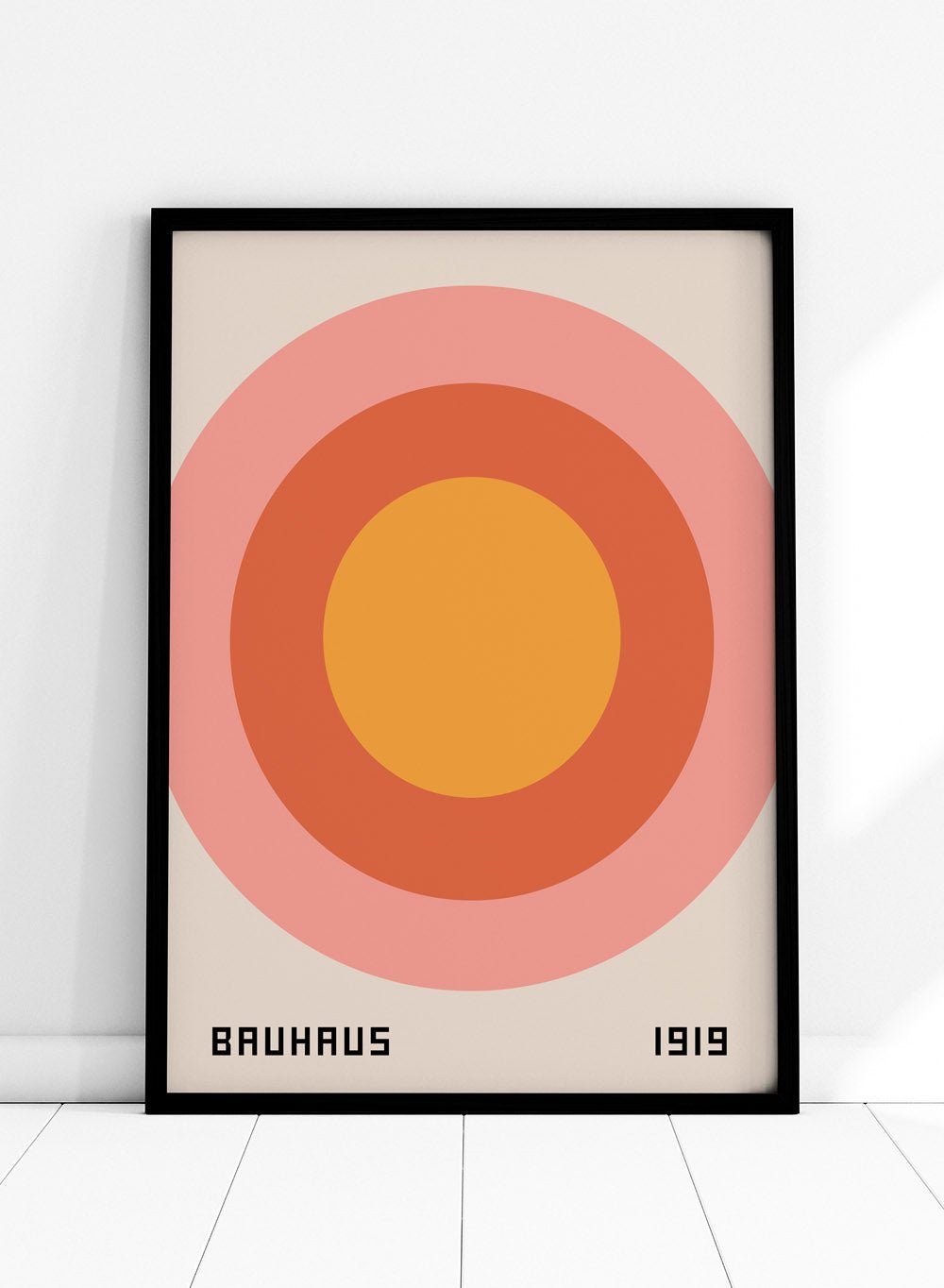 Bauhaus Geometric Circles Art Print_Sugar & Canvas