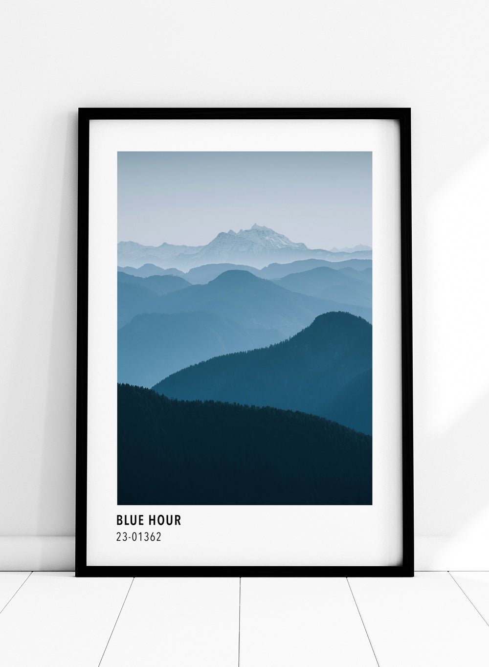 Blue Mountains Color Card Art Print_Sugar & Canvas
