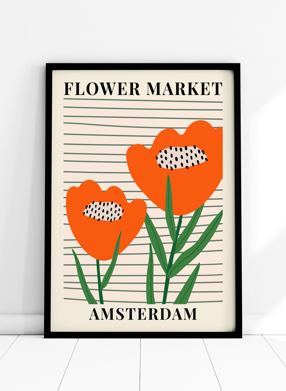 Flower Market Amsterdam Art Print_Sugar & Canvas