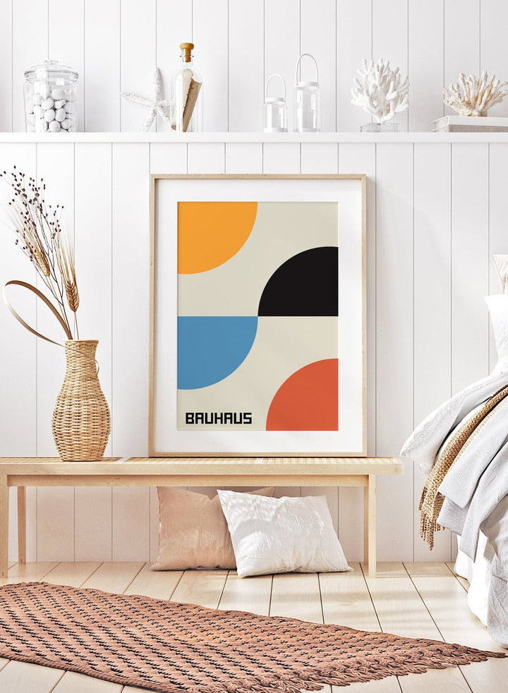 Bauhaus Geometric Art Print_Sugar & Canvas
