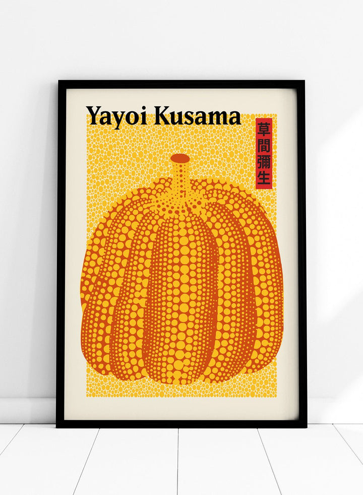Pumpkin Forever Inspired by Yayoi Kusama Art Print_Sugar & Canvas