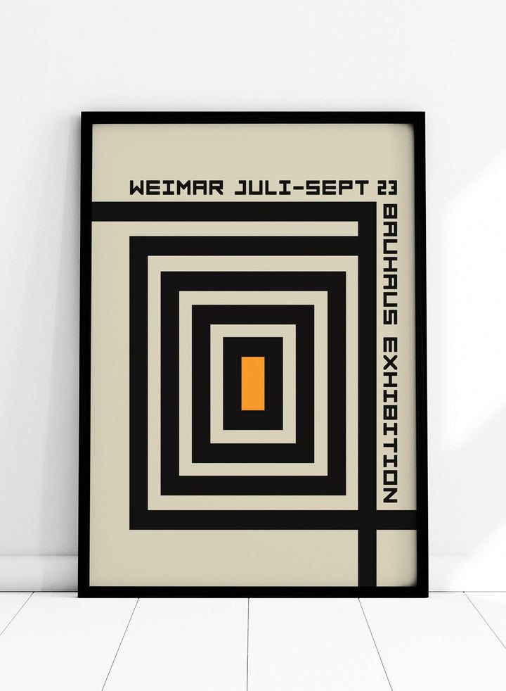 Bauhaus Geometric Art Print_Sugar & Canvas