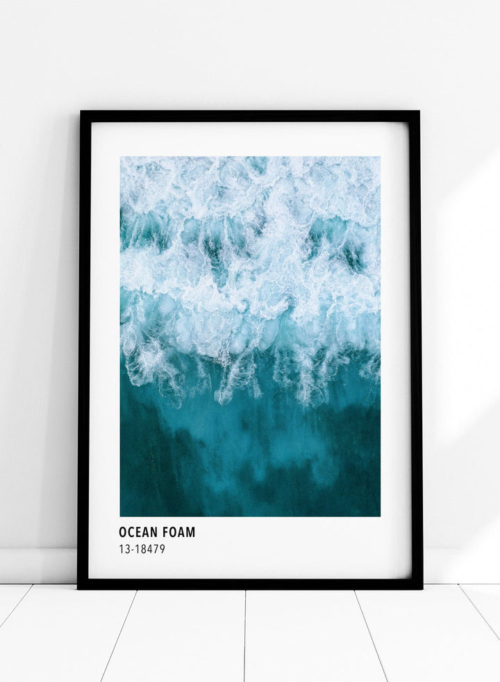 Ocean Waves Color Card Art Print_Sugar & Canvas