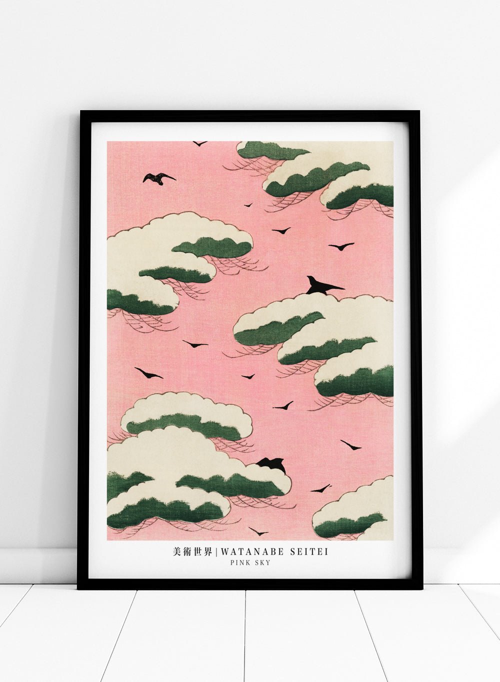 Watanabe Seitei Pink Sky Art Print_Sugar & Canvas