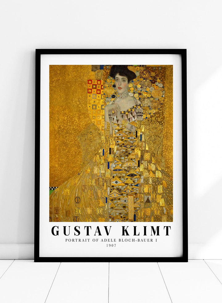 Gustav Klimt Portrait of Adele Bloch - Bauer I 1907 Art Print_Sugar & Canvas