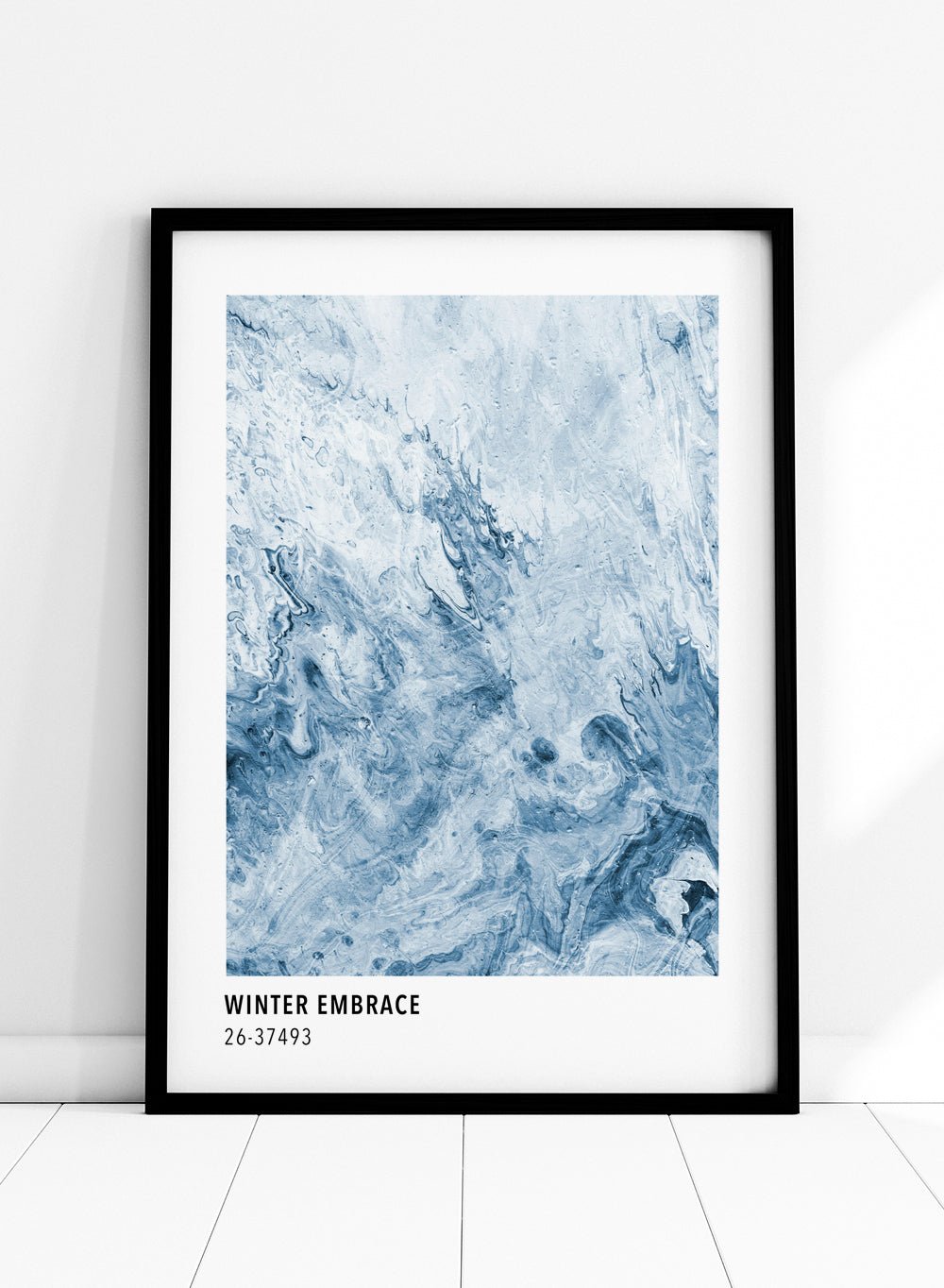Winter Embrace Color Card Art Print_Sugar & Canvas