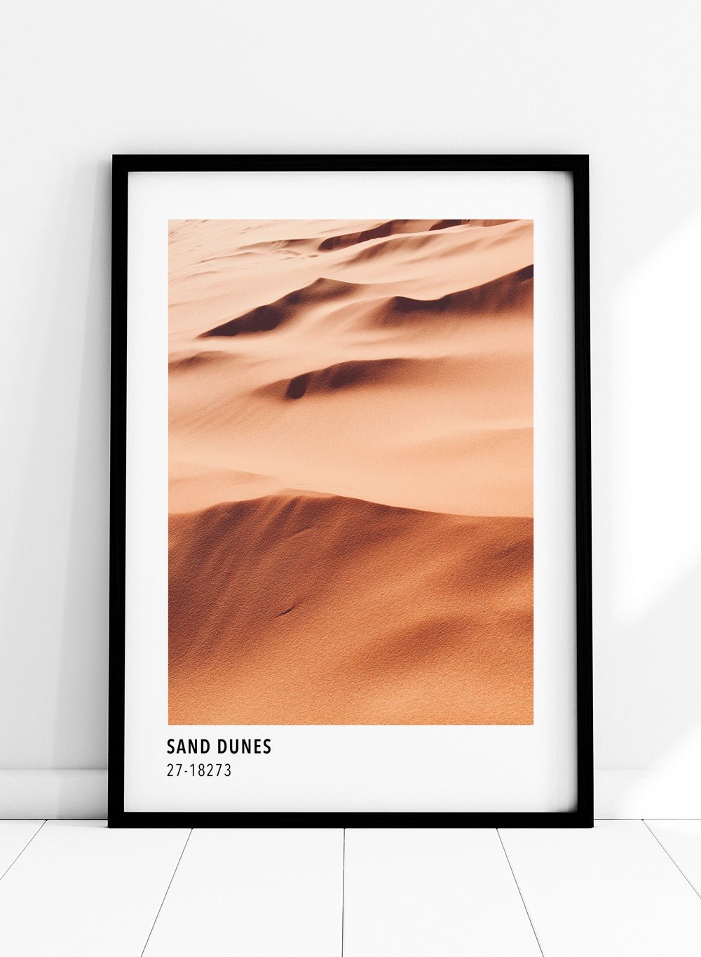 Sand Dunes Color Card Art Print_Sugar & Canvas