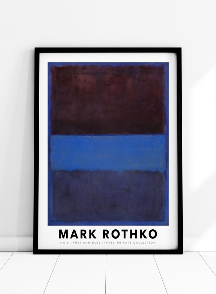 Mark Rothko No. 61 Rust and Blue 1953 Art Print_Sugar & Canvas