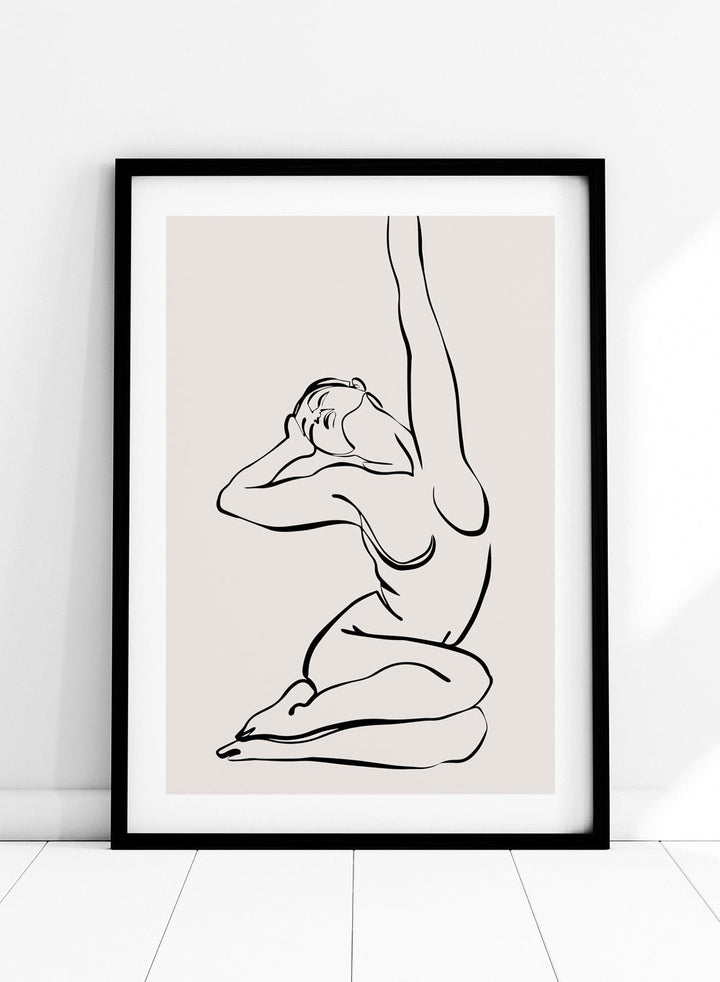 Silhouette Line Art Print_Sugar & Canvas
