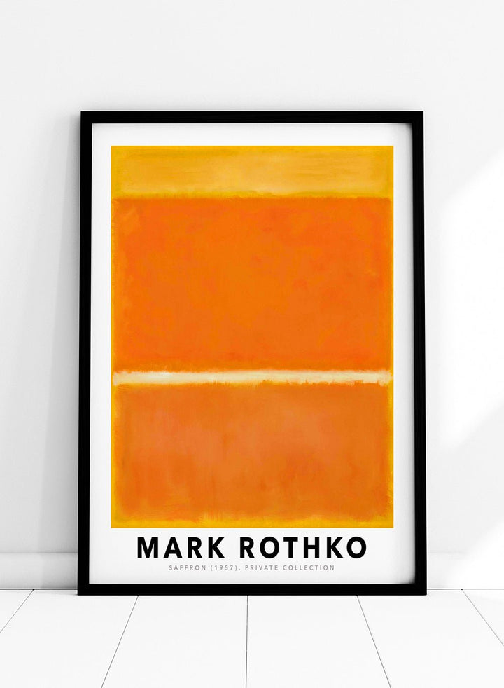 Mark Rothko Saffron 1957 Art Print_Sugar & Canvas