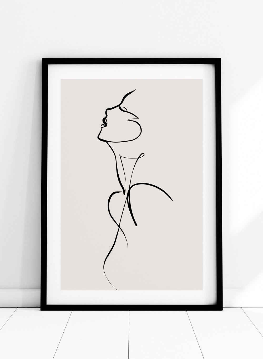 Silhouette Line Art Print_Sugar & Canvas