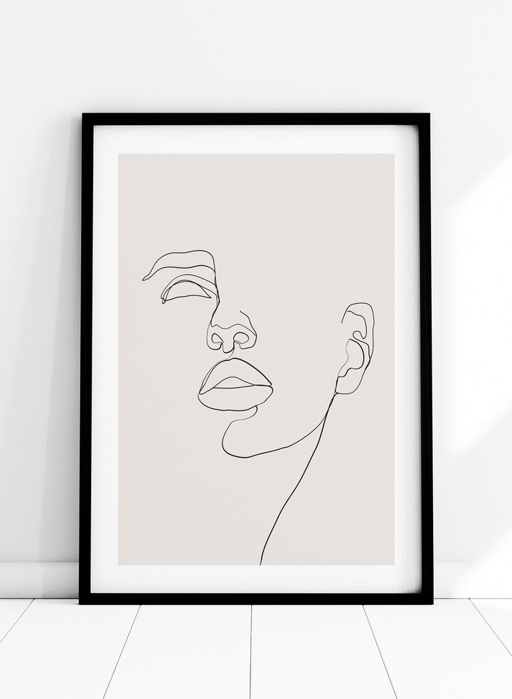 Silhouette Line Art Print_Sugar & Canvas