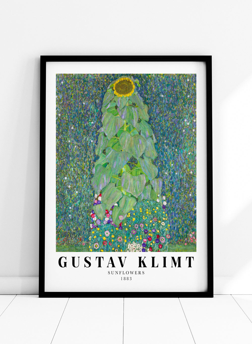 Sugar & Canvas Gustav Klimt Sunflowers 1883 Art Print