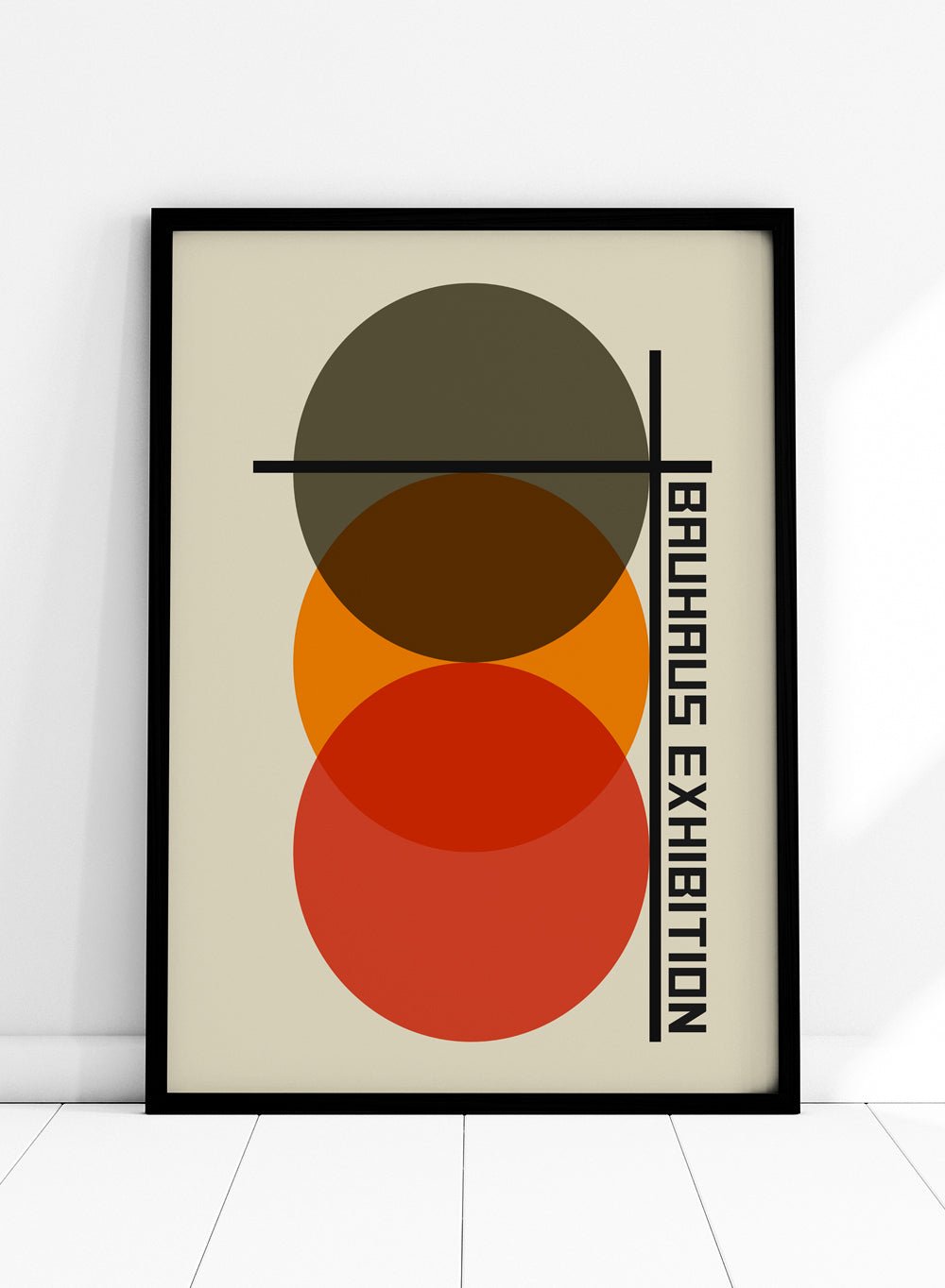Bauhaus Geometric Circles Art Print_Sugar & Canvas