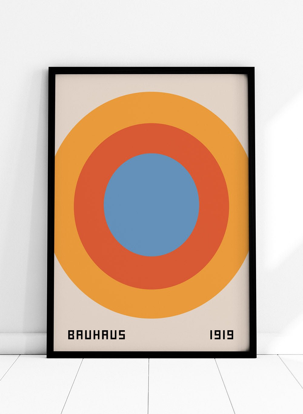 Bauhaus Geometric Circles Art Print_Sugar & Canvas