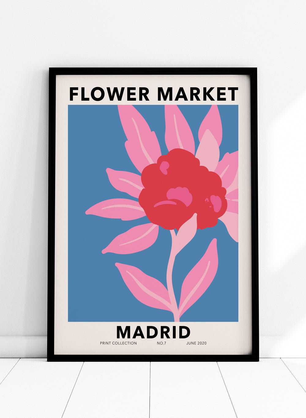 Flower Market Madrid Art Print_Sugar & Canvas