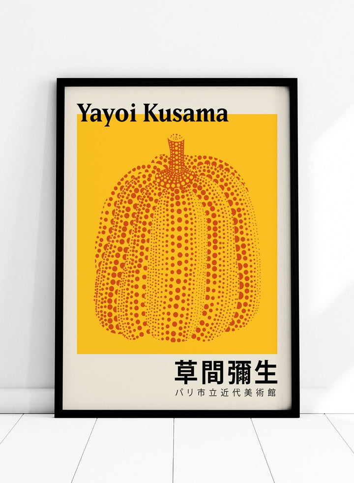 Pumpkin Forever Inspired by Yayoi Kusama Art Print_Sugar & Canvas