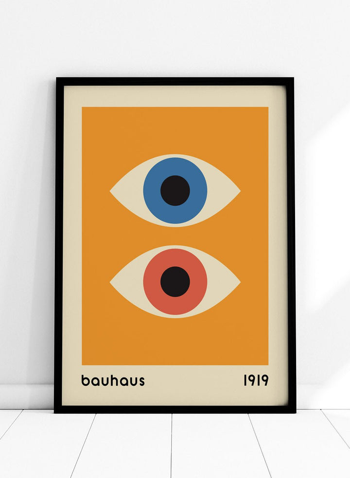 Bauhaus Geometric Eyes Art Print_Sugar & Canvas