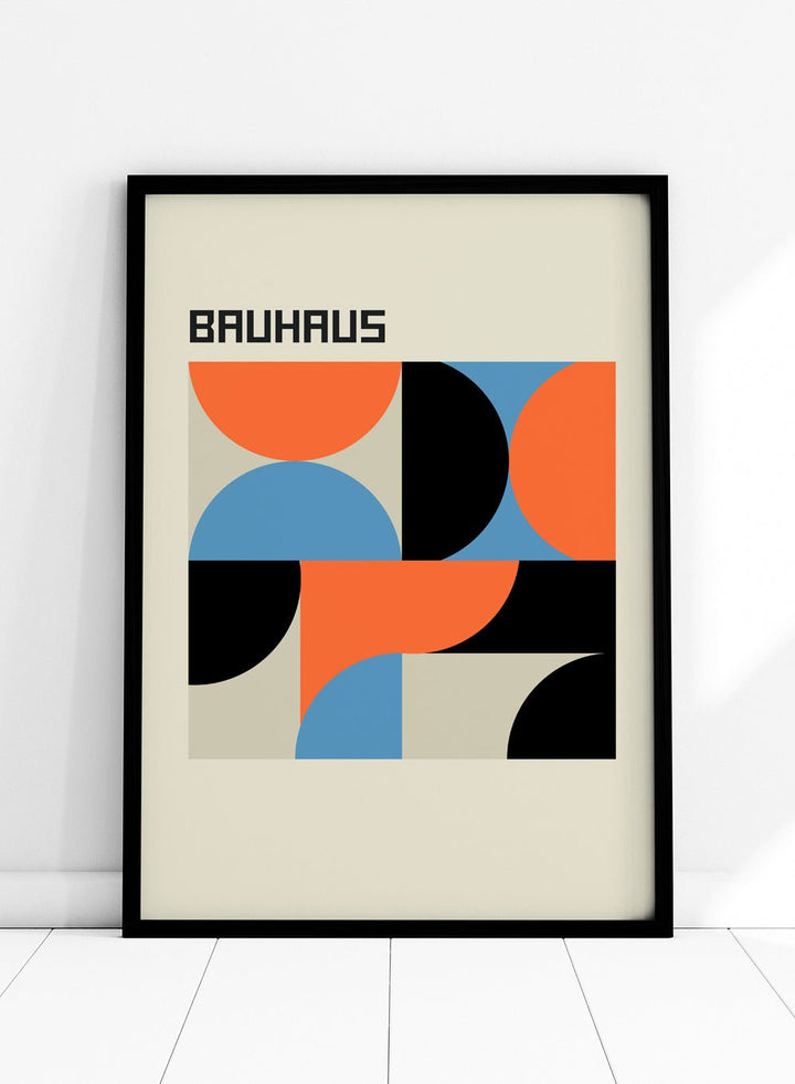 Bauhaus Geometric Art Print_Sugar & Canvas