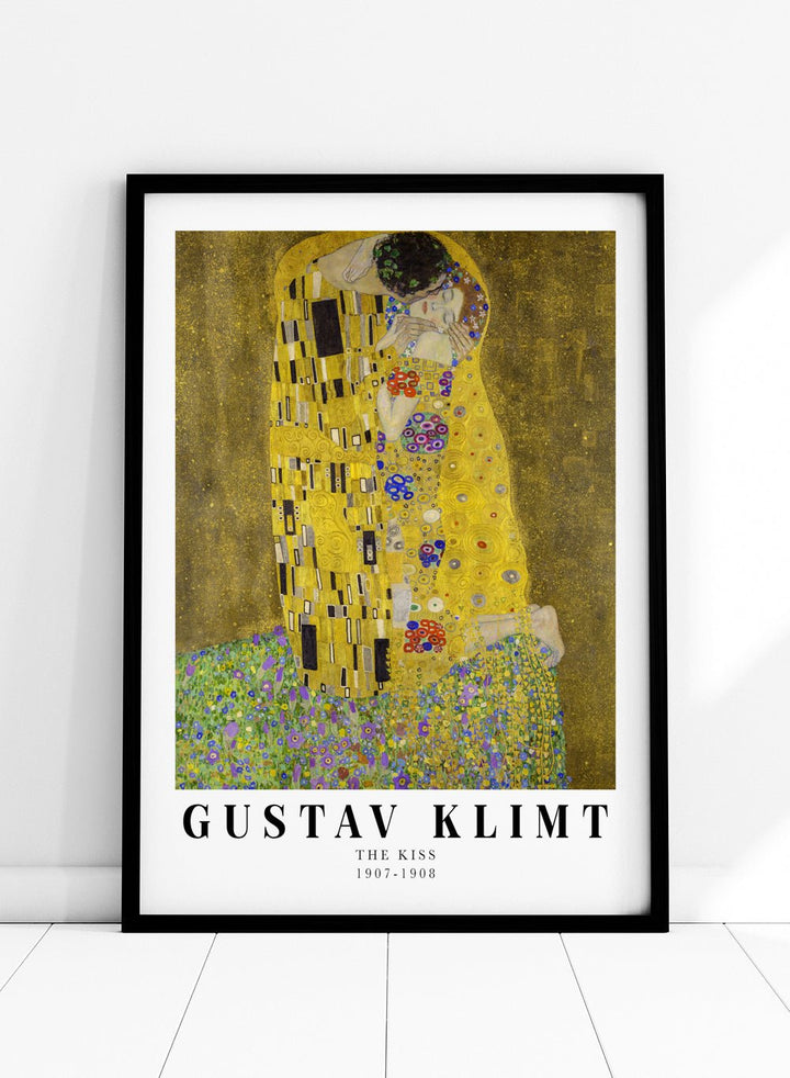 Gustav Klimt The Kiss 1907 - 1908 Art Print_Sugar & Canvas