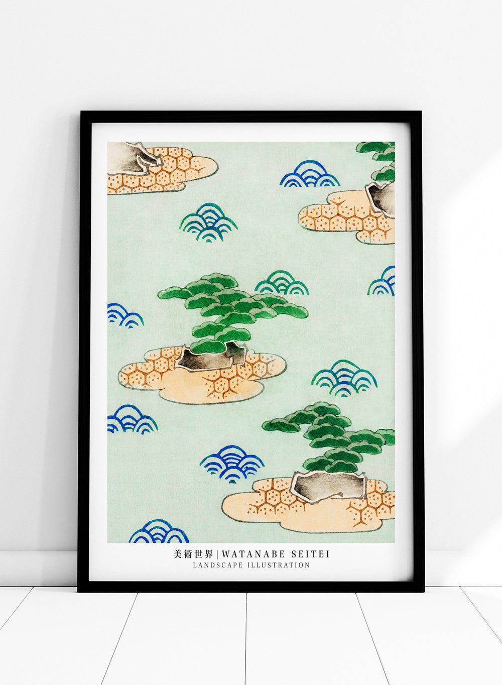 Watanabe Seitei Landscape Illustration Art Print_Sugar & Canvas