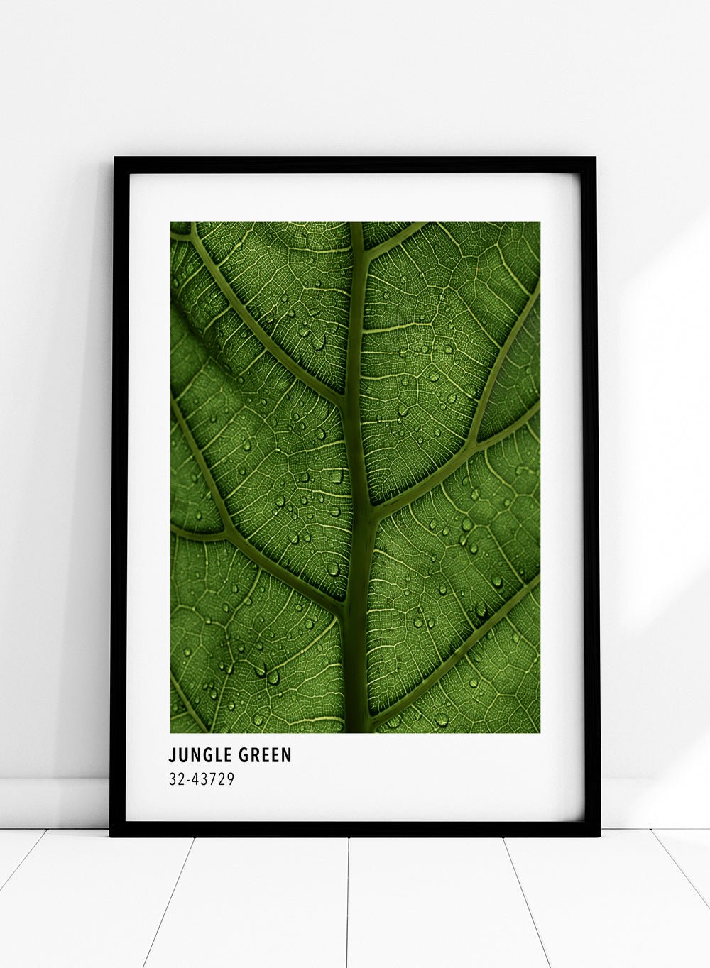 Jungle Green Color Card Art Print_Sugar & Canvas
