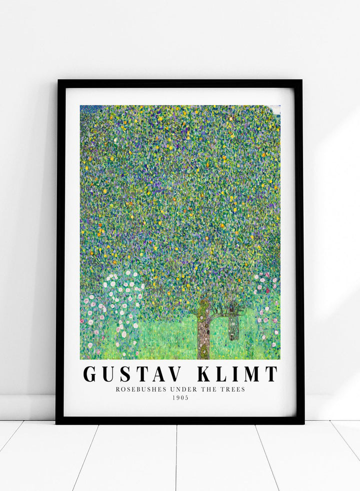 Gustav Klimt Rosebushes Under The Trees 1905 Art Print_Sugar & Canvas