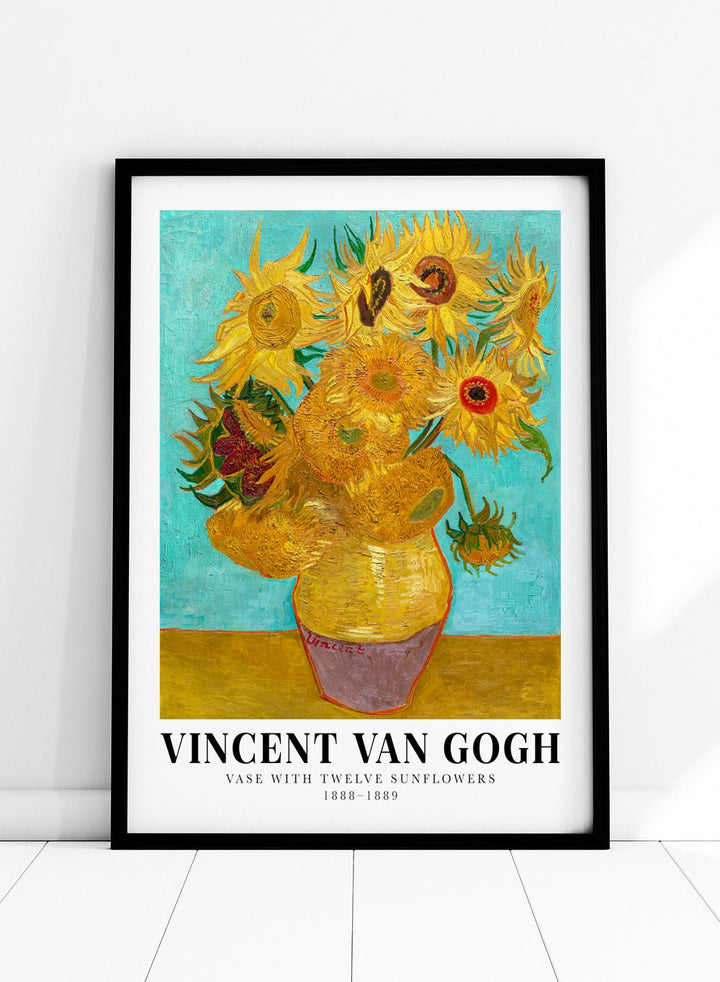 Van Gogh Vase with Twelve Sunflowers 1888 - 1889 Art Print_Sugar & Canvas