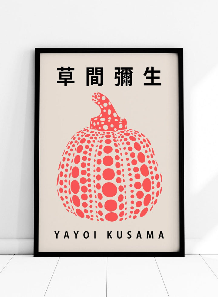Pumpkin Forever Inspired by Yayoi Kusama Art Print_Sugar & Canvas