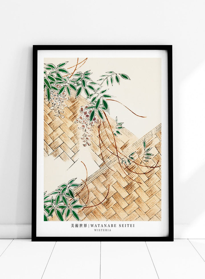 Watanabe Seitei Wisteria Art Print_Sugar & Canvas