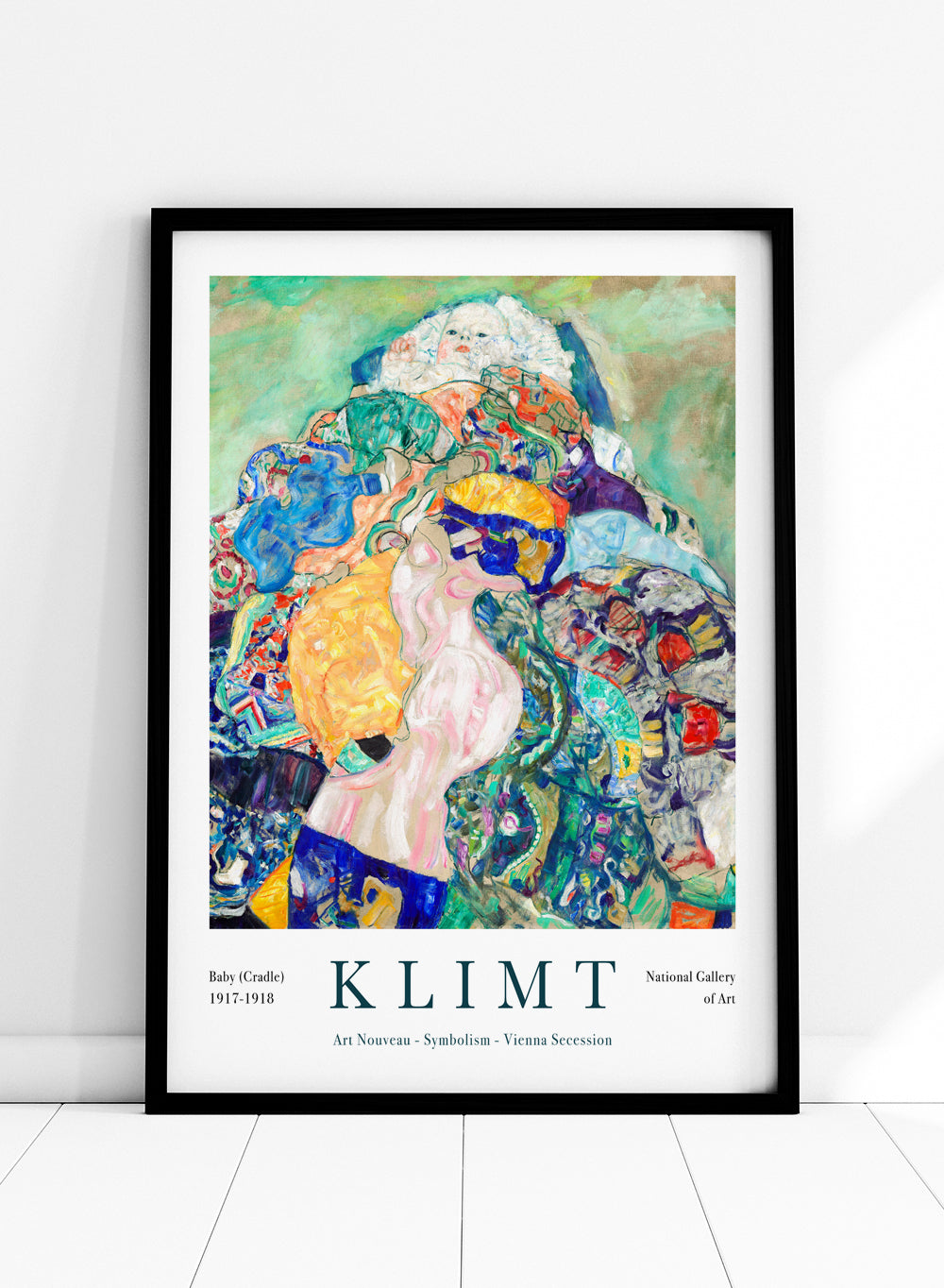 Sugar & Canvas Gustav Klimt Baby Cradle 1917-1918 Art Print