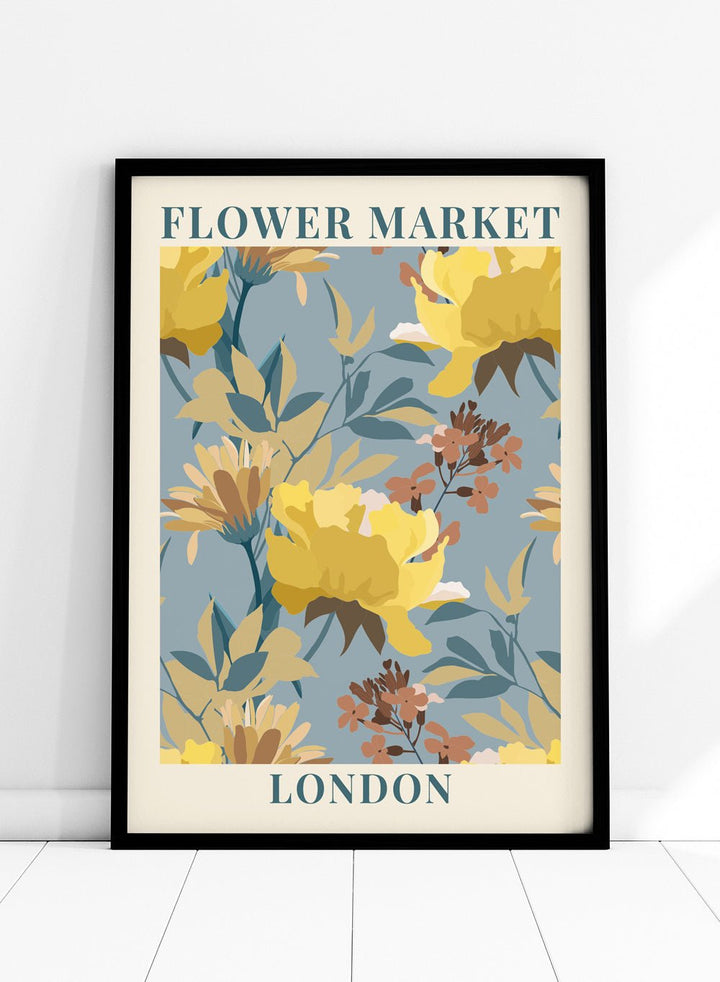 Flower Market London Art Print_Sugar & Canvas