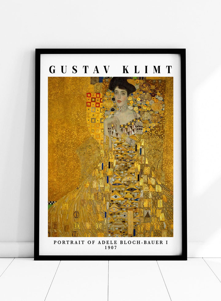 Gustav Klimt Portrait of Adele Bloch - Bauer I 1907 Art Print_Sugar & Canvas