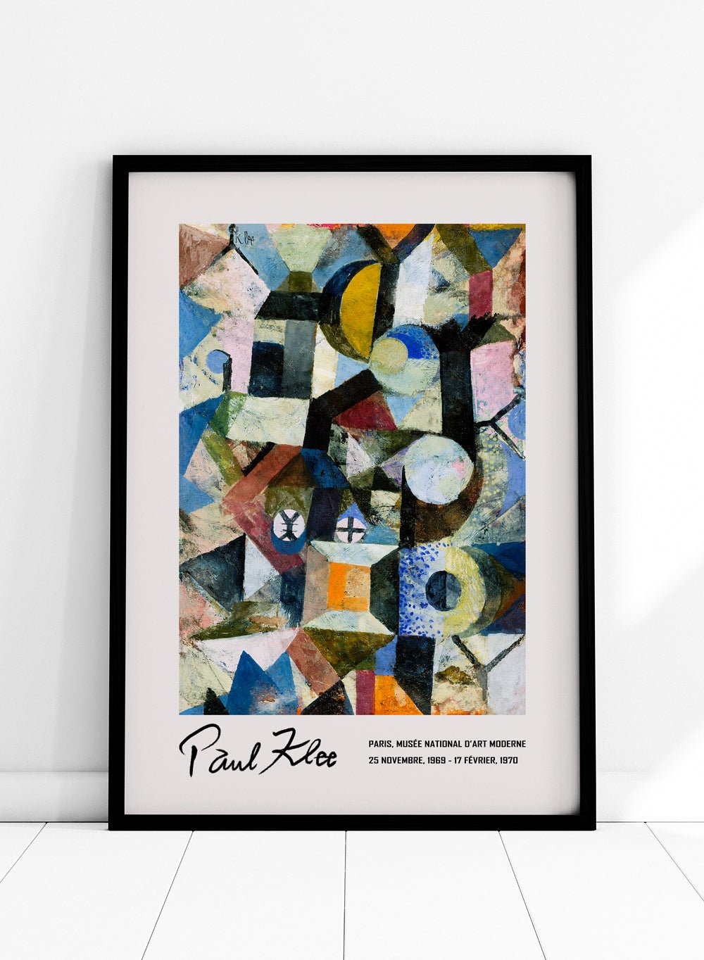 Paul Klee Composition with the Yellow Half - Moon and the Y Art Print_Sugar & Canvas