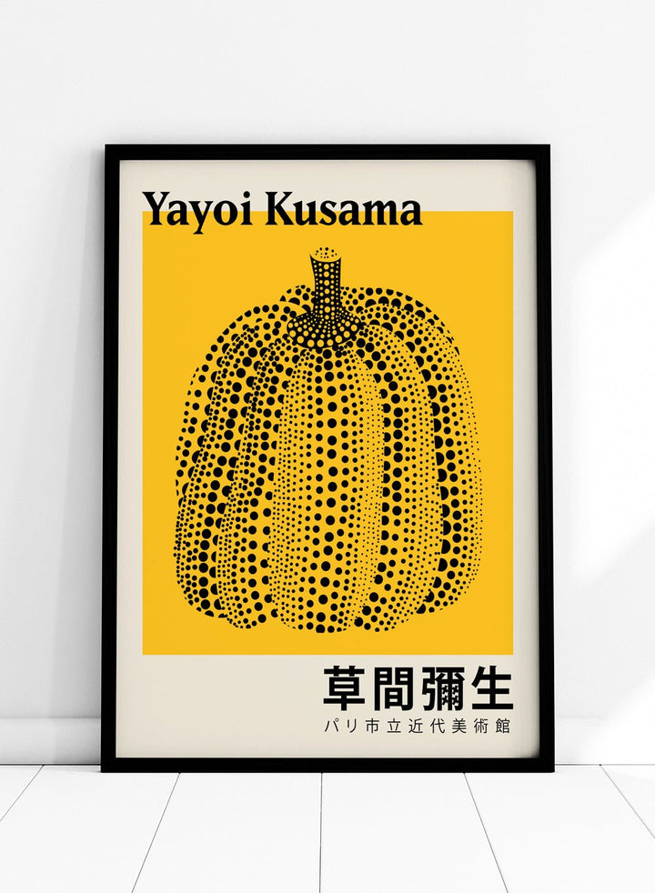 Pumpkin Forever Inspired by Yayoi Kusama Art Print_Sugar & Canvas