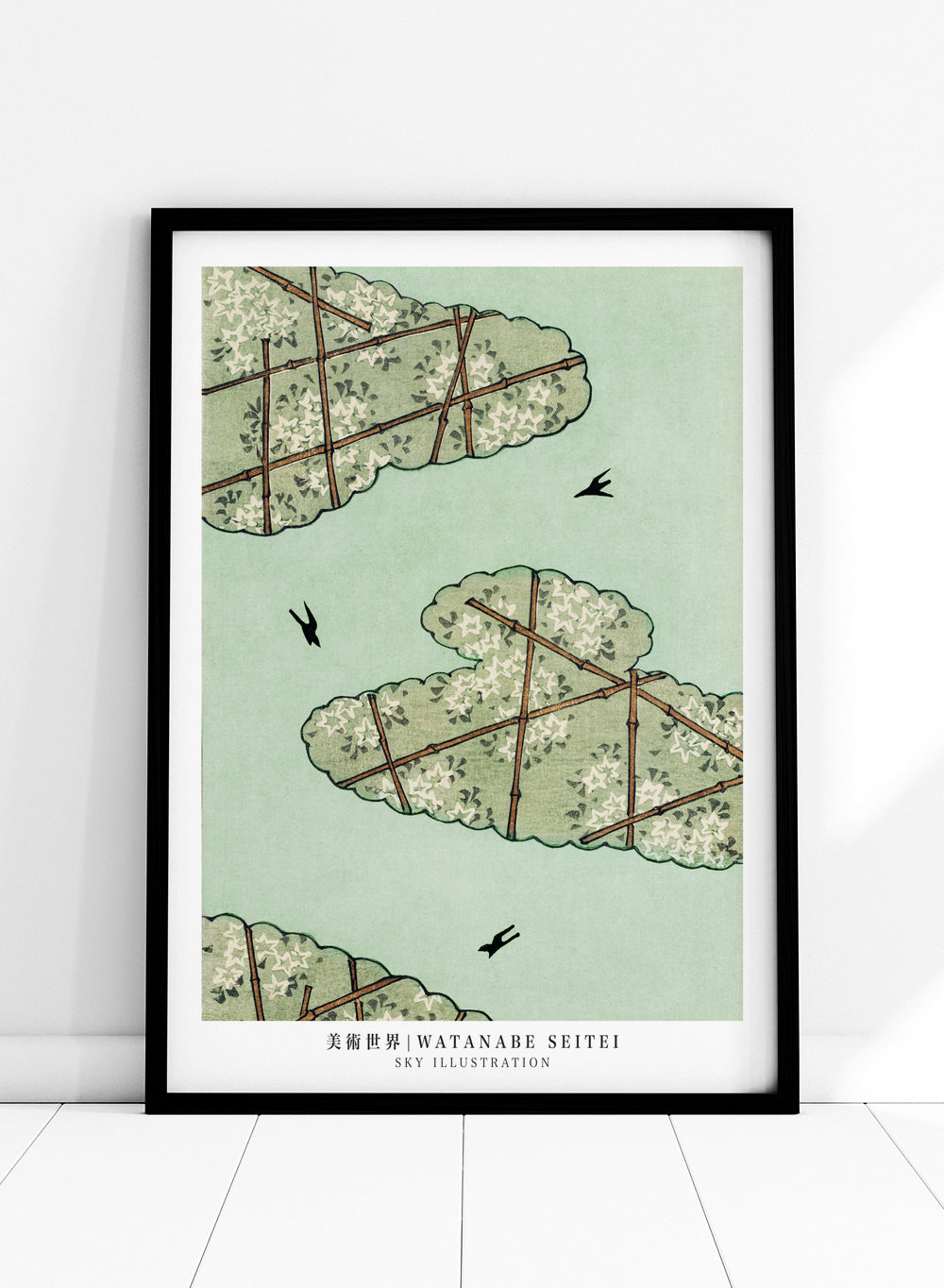 Sugar & Canvas Watanabe Seitei Sky Illustration Art Print