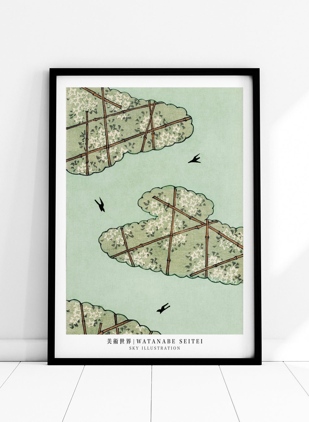 Watanabe Seitei Sky Illustration Art Print_Sugar & Canvas