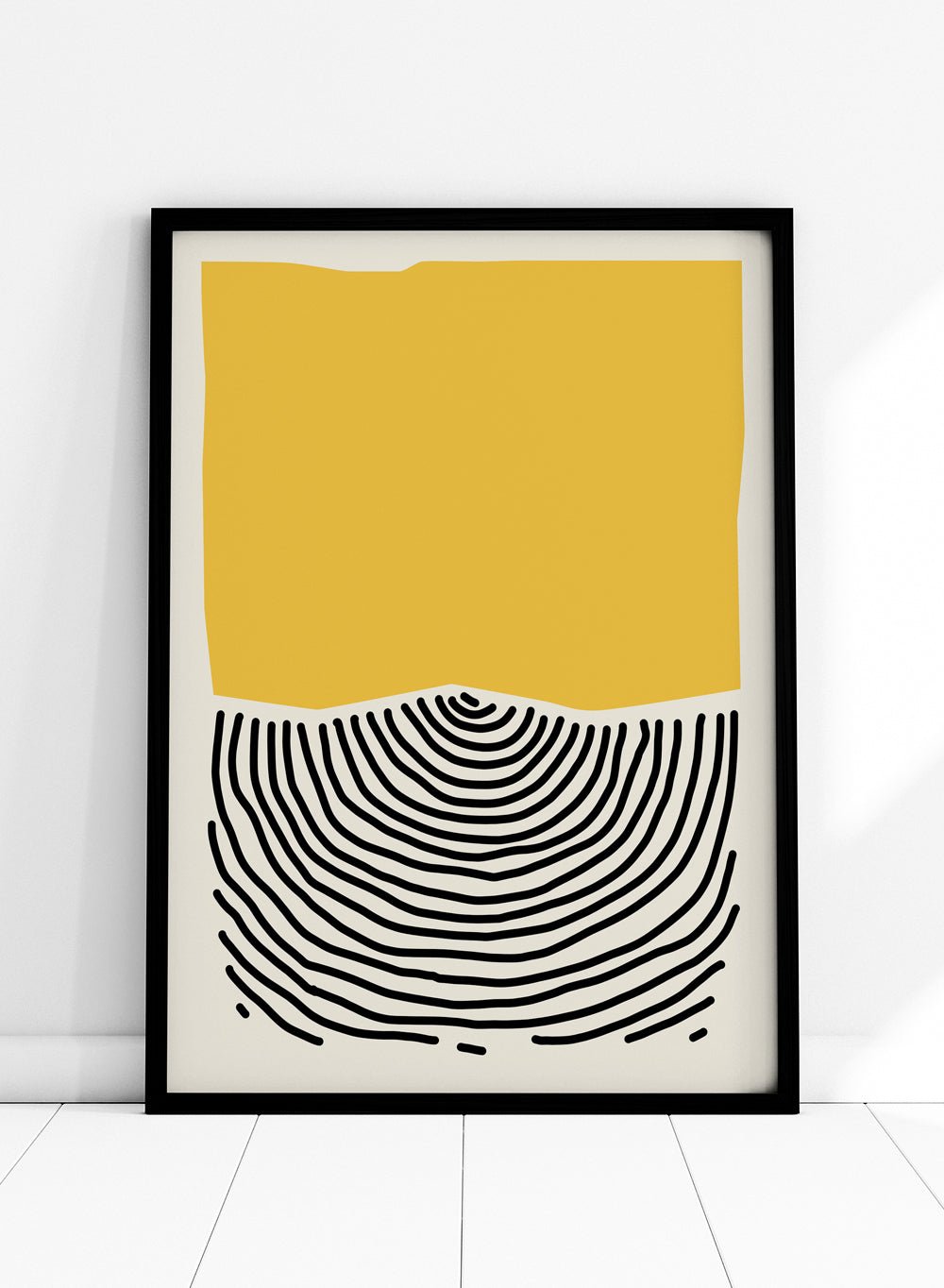 Geometric Zebra Art Print_Sugar & Canvas