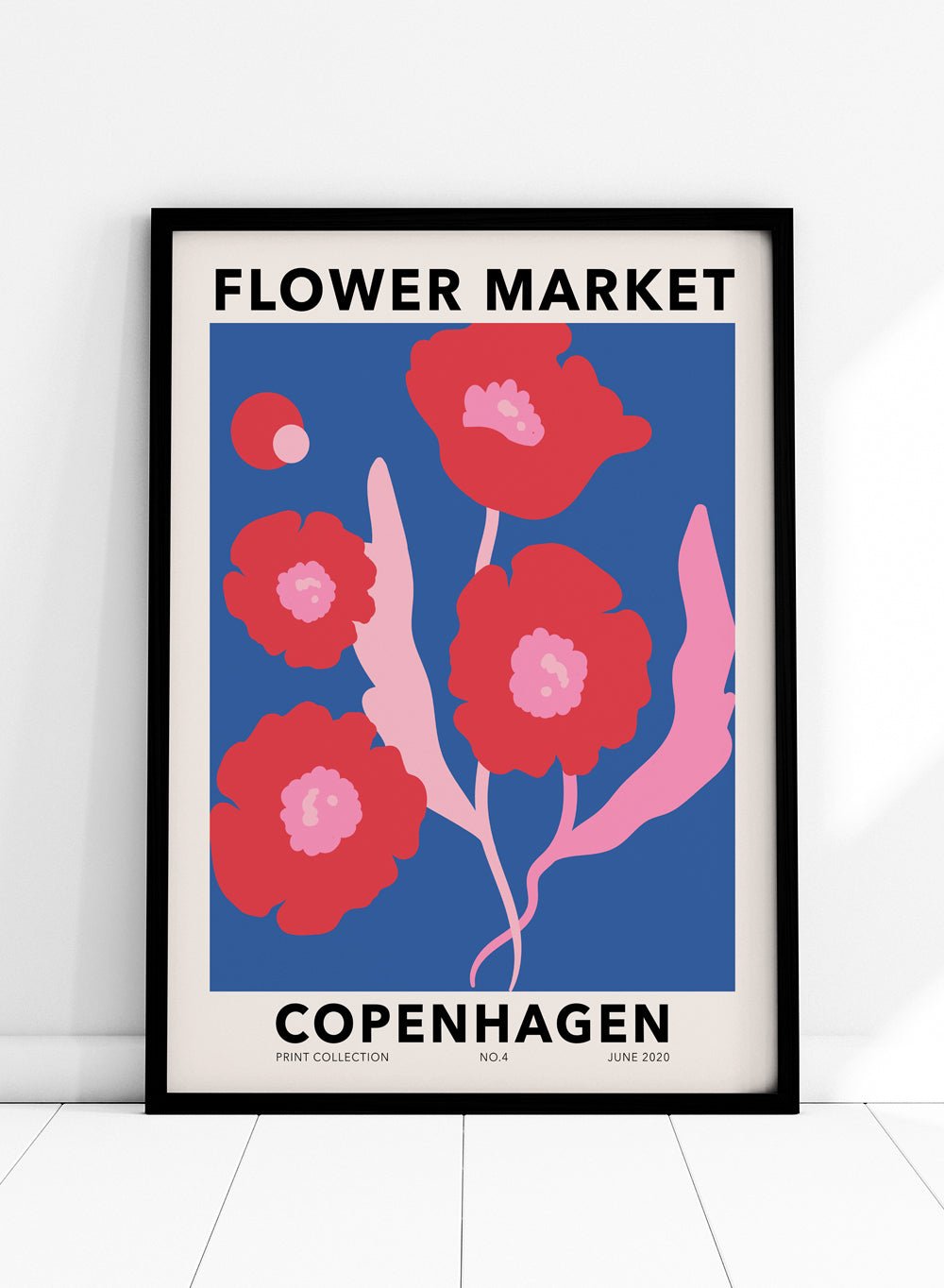 Flower Market Copenhagen Art Print_Sugar & Canvas
