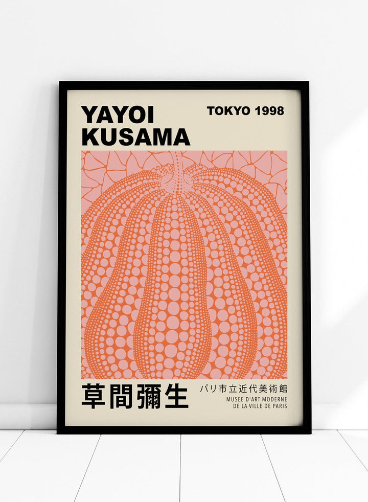 Pumpkin Forever Inspired by Yayoi Kusama Art Print_Sugar & Canvas